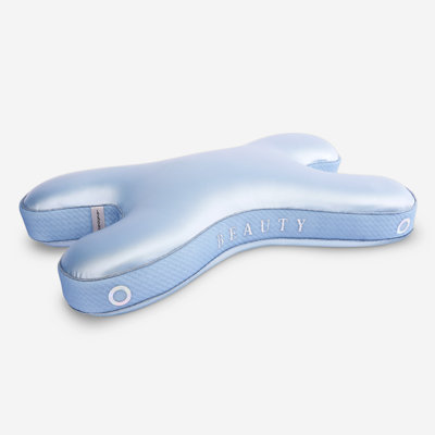 Bedgear Beauty Performance Pillow with Hyper-Silk Cover and Ergonomic Shape