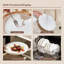 Bone China Dinnerware Set 12 Piece - Service for 4