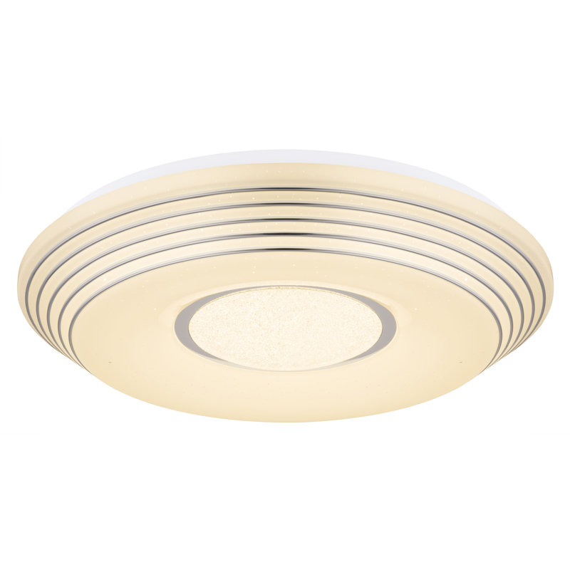 Saybrook 1-Light LED Flush Mount, 8.5cm H x 50cm W x 50cm D