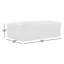 Macon Leather Ottoman-1947292829