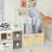 6 Pcs Clear A4 File Portable Project Case, Plastic Storage Box For 8.5" X 11" Letter Paper, Scrapbook Paper Storage Boxes Documents Magazines Holder With Buckle
