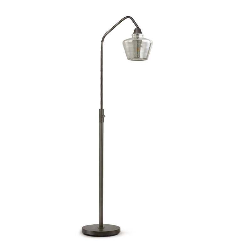 Fatos 66'' Accent Floor Lamp, Mercury, Dark Bronze