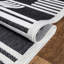 Modern Non-Slip Area Rugs – Anthracite Cream – Living Room, Hallway Runner, Kitchen & Door Mat – Multiple Sizes-2085785046
