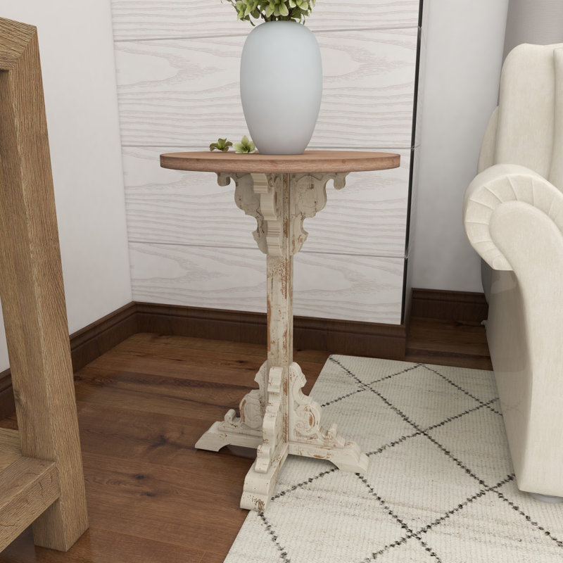 Table de bout Chadwin, blanc