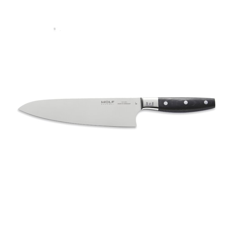 BergHOFF Modern Matte Black Knife Set, 8 Styles, Steel Titanium in