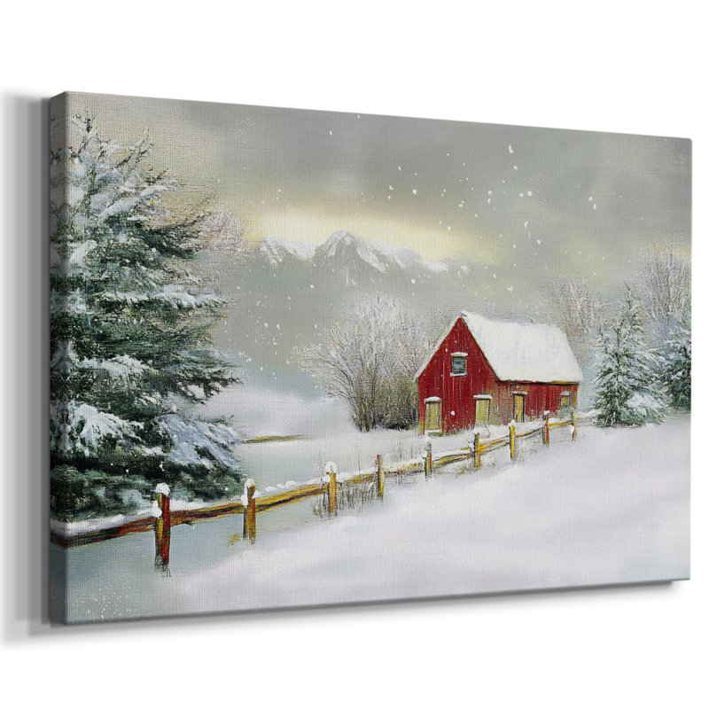 Christmas Holiday Art III- Gallery Wrapped Canvas-LXXX, 40" H x 60" W
