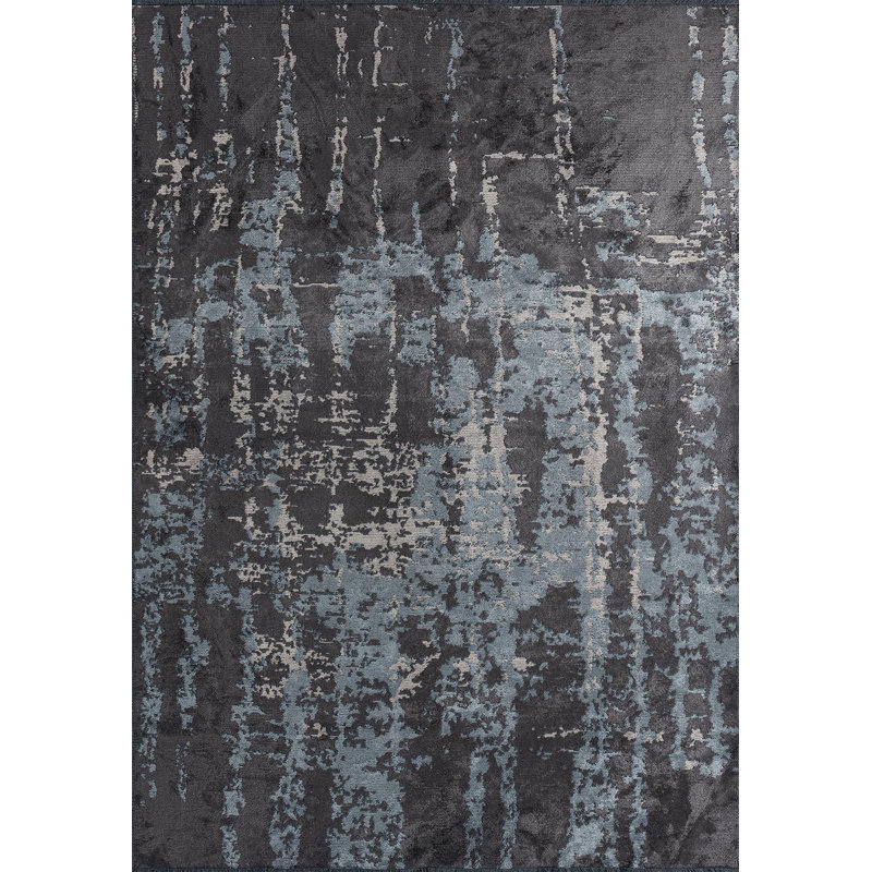 Rapture Abstract Area Rug, Rectangle 6'7" x 8'3"