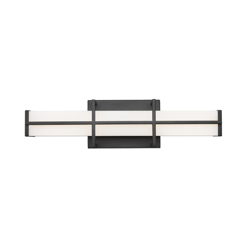 Klowie Dimmable LED Bath Bar, Matte Black