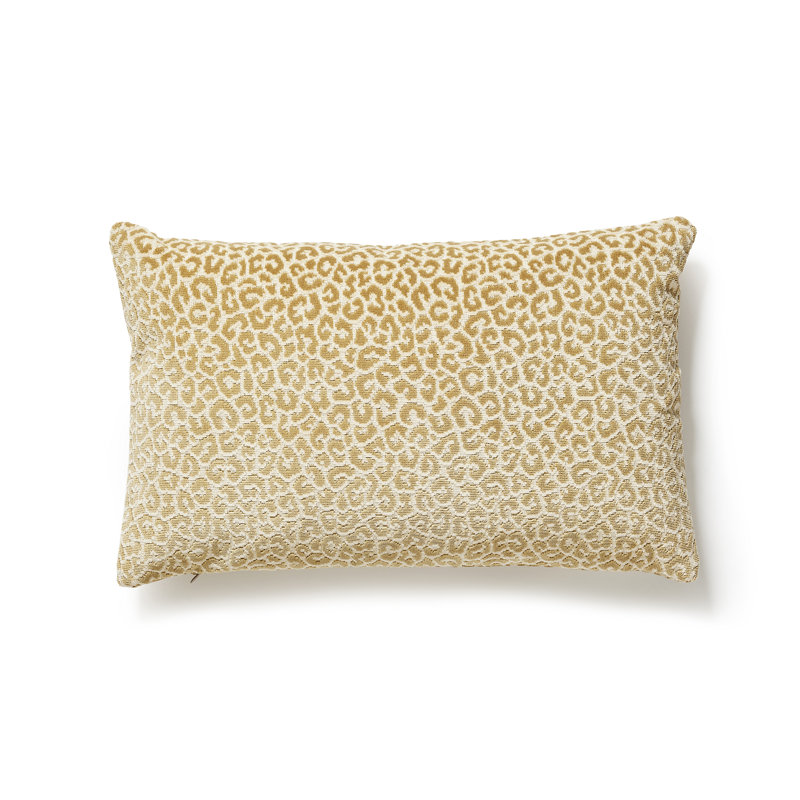 Wild Glamour Lumbar Pillow Cover & Insert, Camel, 14"H x 22"W, Rectangular