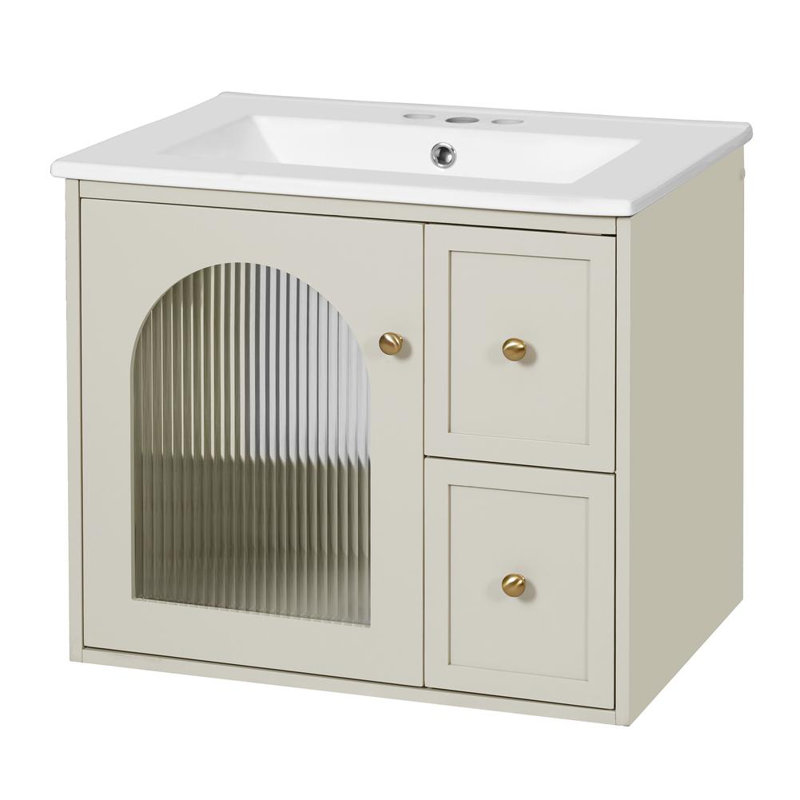 Ensemble de meuble-lavabo 24 "24", Beige
