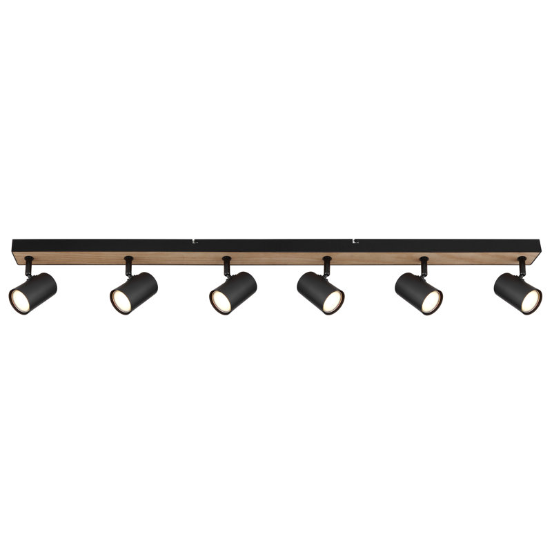 Spotlight, Matt black/walnut