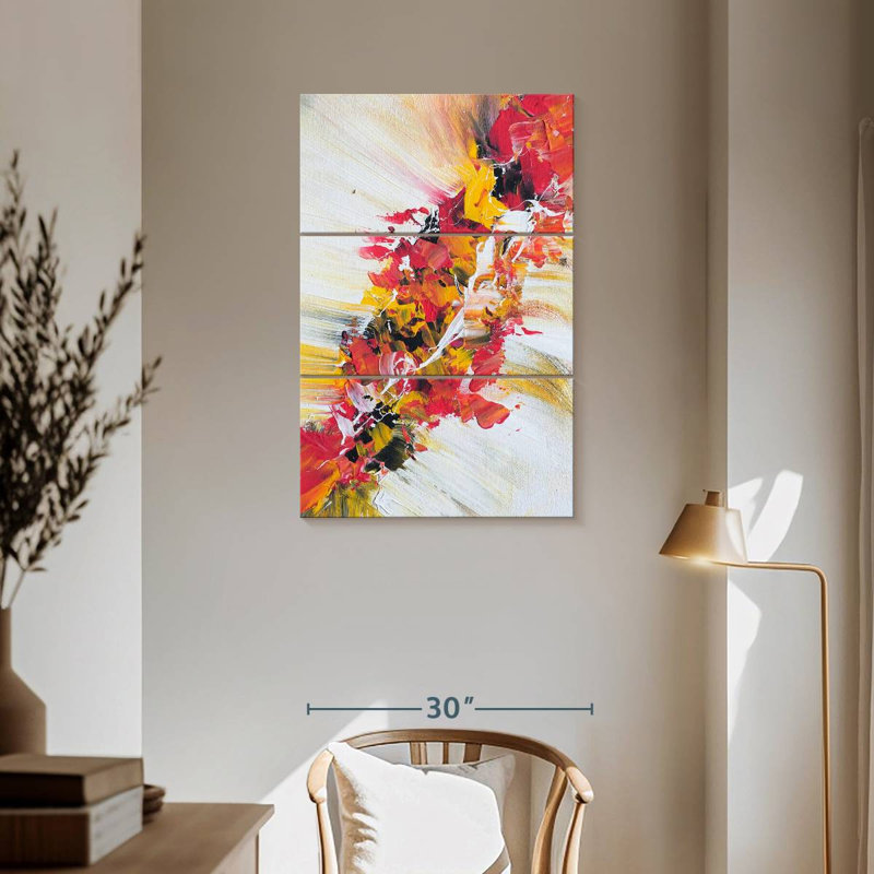Avery Cryptic Abstract, 50" H x 32" W