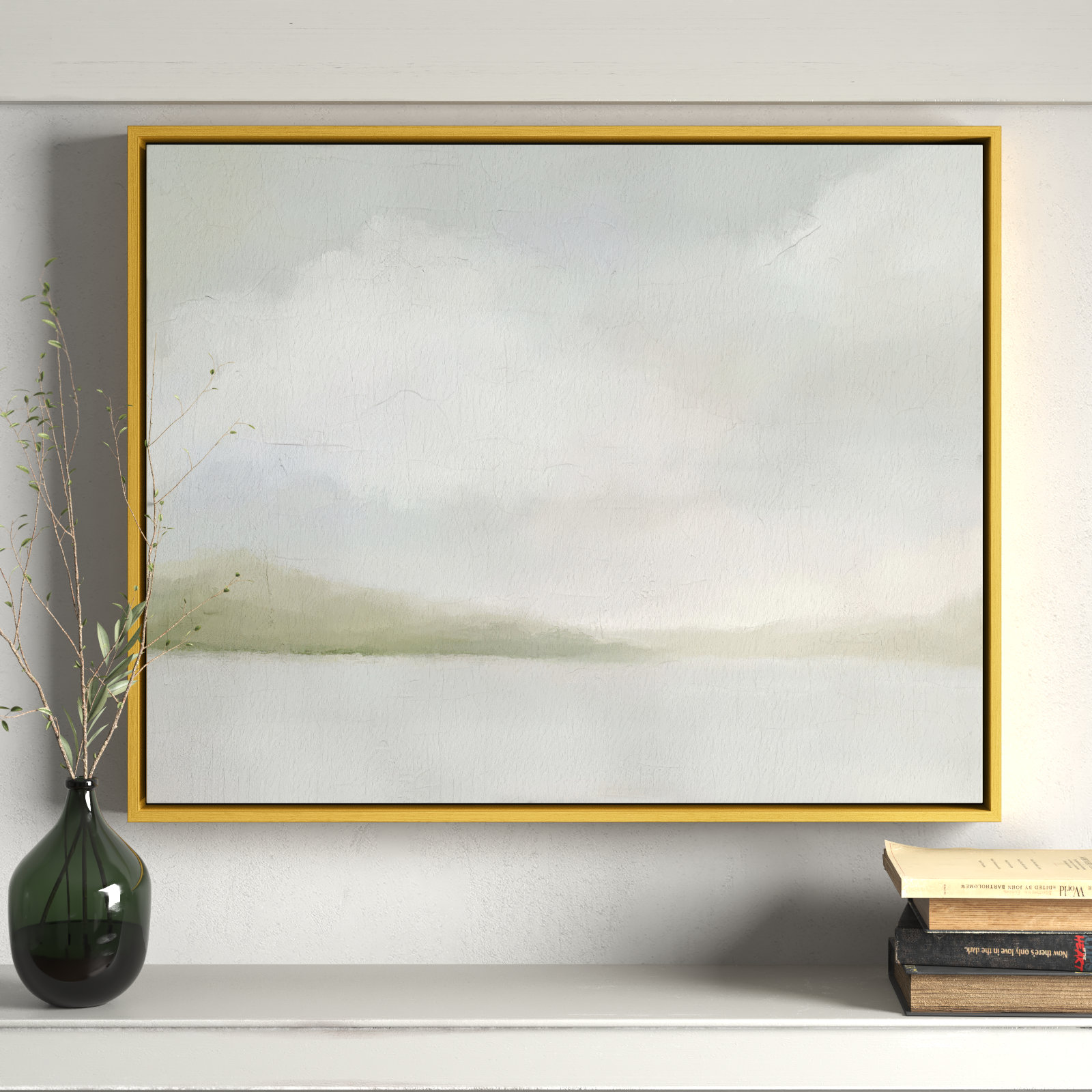 Queensland "A Tranquil Morning" Print, 23.5" H x 29.5" W, Gold