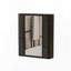 Armoire de salle de bain murale polyvalente avec tablettes intérieures et style moderne