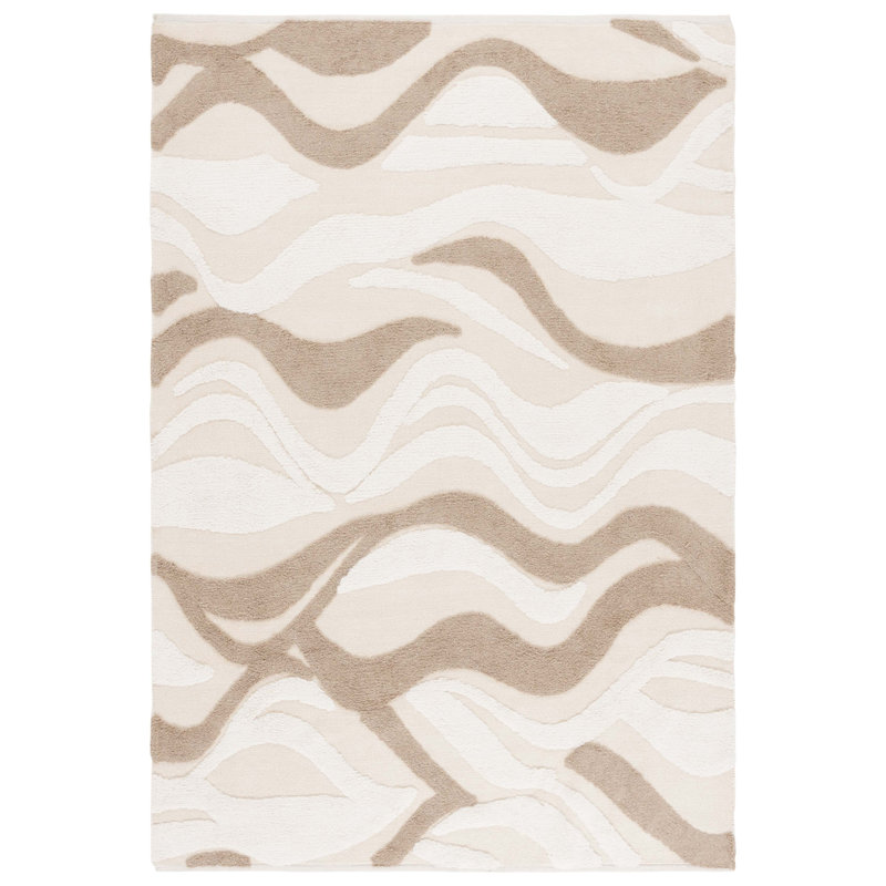 Tapis ivoire / beige Vermont 225, Rectangle de 5 pi x 8 pi