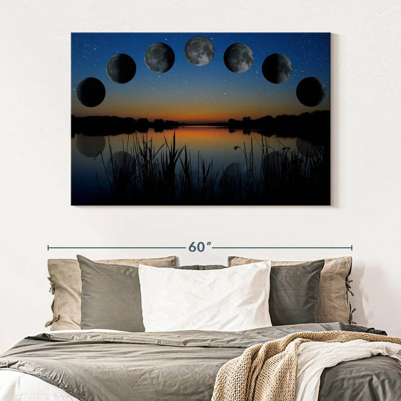 Oberle Lunar Phase Sequence, 34" H x 51" W