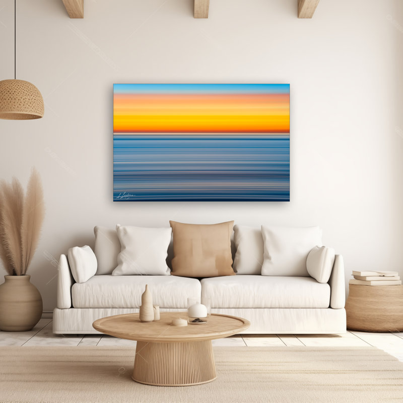 "Morning Glow" par Lawrence Leyderman - Art mural acrylique 20 "x 30", H 20 po x l 30 po