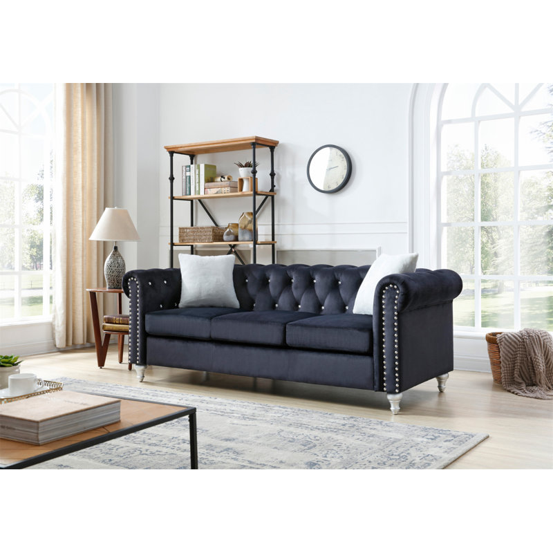 Canapé Raisa G863A-S, Noir
