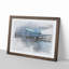 New Jersey Skyline in Abstract - Picture Frame Graphic Art Print-55724910-55724909