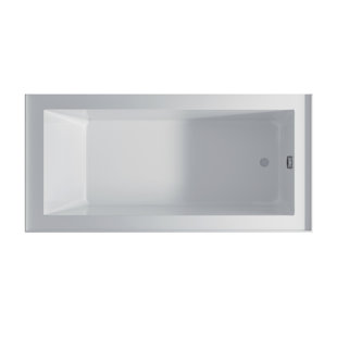60" x 32" Alcove/Tile In Soaking Acrylic Bathtub