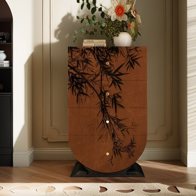 Modern multi-functional wooden accent chest