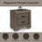 Lynnville 2-Drawer Nightstand in Weathered Gray