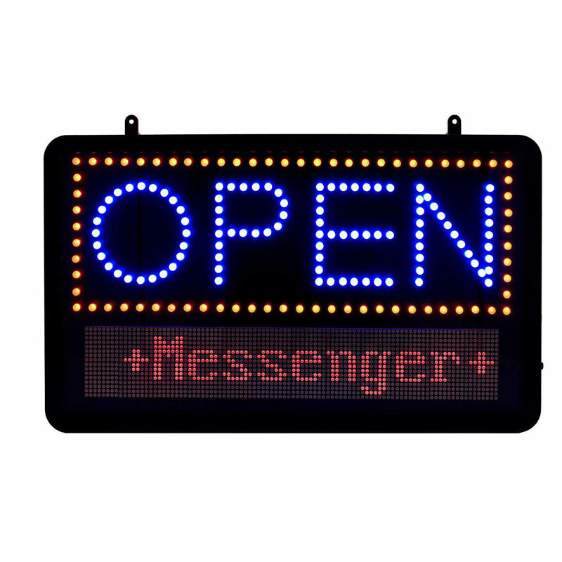 LED Programmable Message Board Open Sign