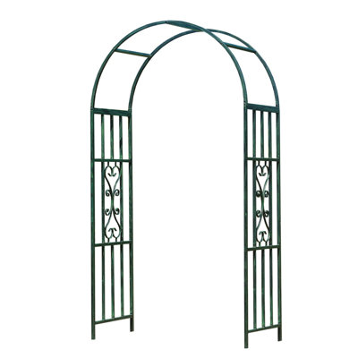 40'' W x 24'' D Metal Arbor in Green