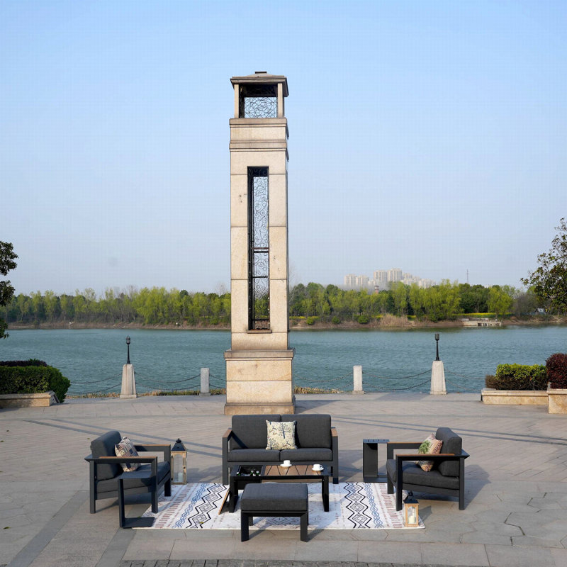 5 - Person Patio Conversation Set with Cushions
