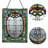 Fine Art Lighting Tiffany Style Stained Glass Sunset Window Panel