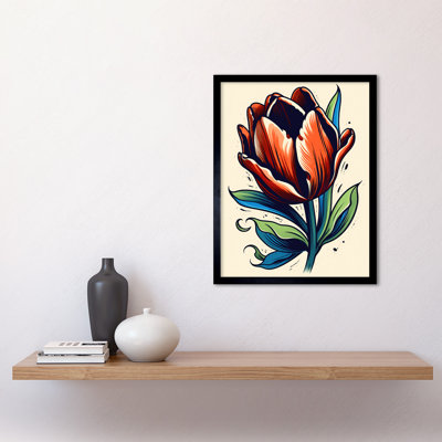 Wernersville A Single Tulip - Single Picture Frame Print