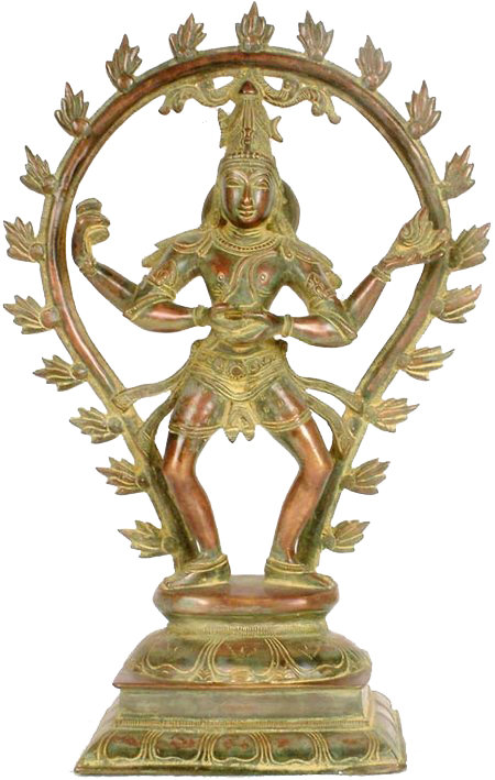 Shiva se brise en statue de tandava