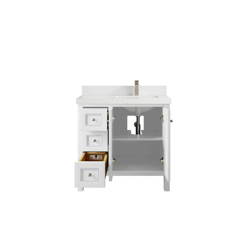 Nashville X P 22 po P 2 po. Empira quartz, Blanc