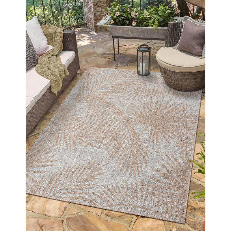 Larde Floral Indoor Rug, Rectangle 7'7" x 10'