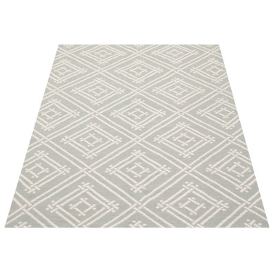 Jennabel Wool Geometric Indoor Rug