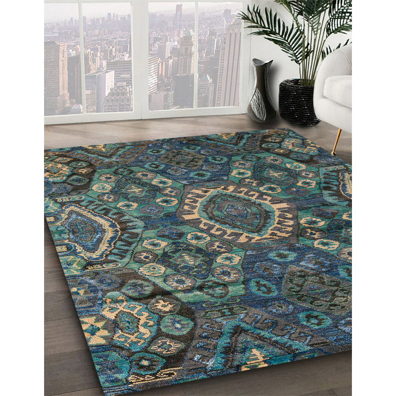 Moroccan Indoor Rug, Round 7'