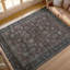 Marquis Wool Oriental Area Rug in Red/Navy