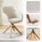 Upholstered Swivel Office Desk Chair-198951416