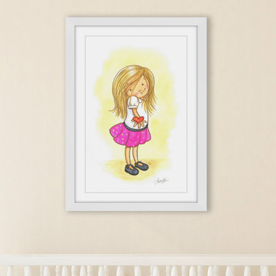 'My Heart' by Phyllis Harris Framed Print