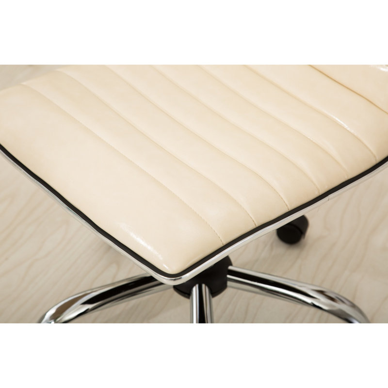 Chaise de bureau Fremo Chromel, Beige