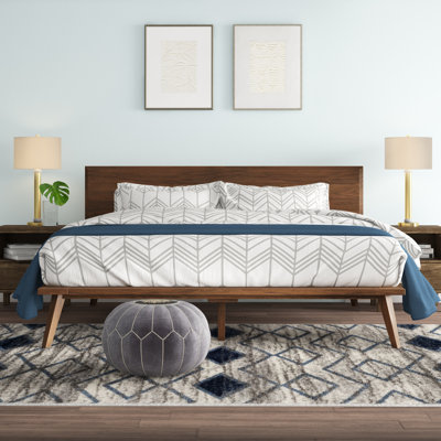 Migdalia Solid Wood Platform Bed