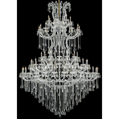 Stockard 85 - Light Glass Tiered Chandelier