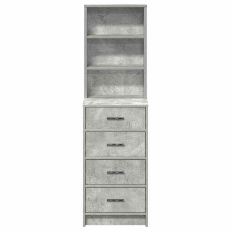 40cm Sideboard, Concrete Grey