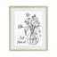 «Get N nu Flower Contour», impression sous verre encadrée-18175201-18175203