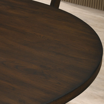 Ebbert Round Solid Wood Base Dining Table