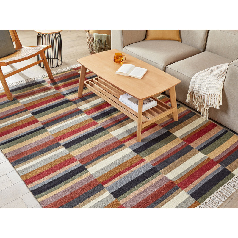 Cosima Striped Hand Woven Area Rug, Rectangle 160 x 230cm