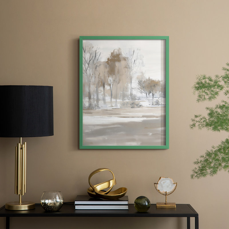 NAUTICAL Series XL, reproduction encadrée - bois massif, H 11 po x l 9 po, Vert