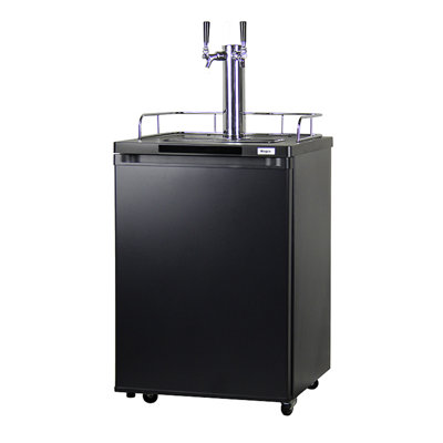 Kegco 5.6 Cubic Feet Dual Tap Freestanding Kegerator with