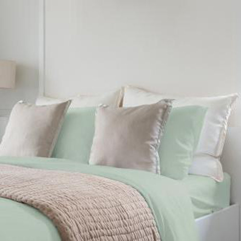 Deluxe Soft 100% Rayon Derived From Bamboo 4-Piece Sheet Set, Light Green, King Sheet Set