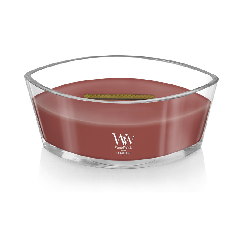 Bougie WoodWick® Chai Ellipse, Rouge foncé